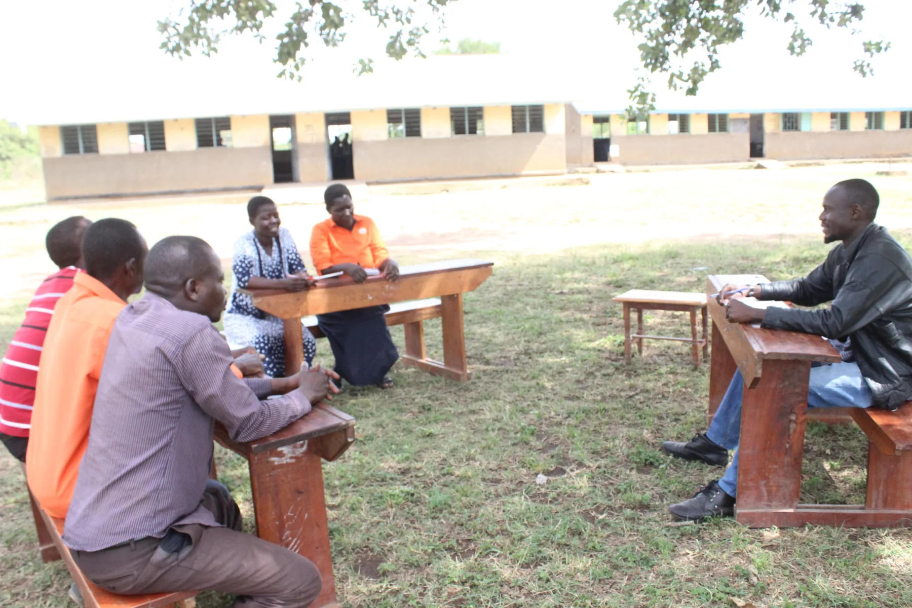 School and community representatives meeting during a YWAFT consultation