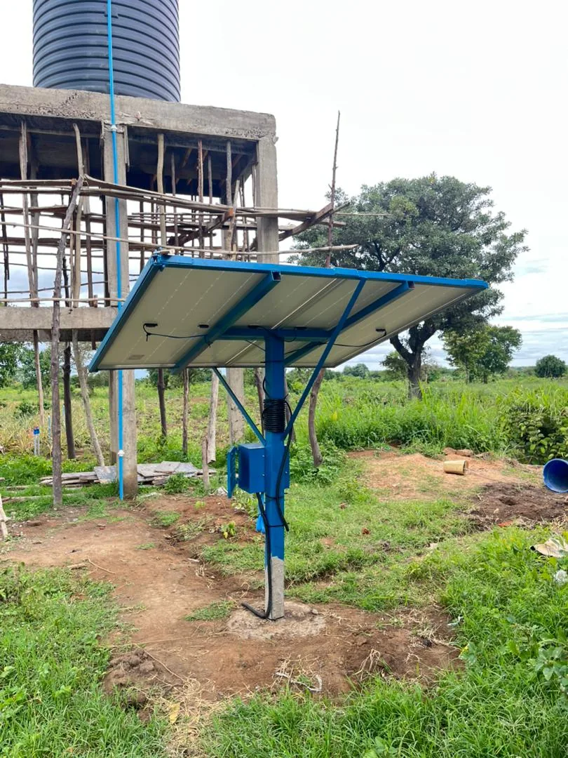 Solar-powered irrigation equipment supporting climate-resilient agriculture